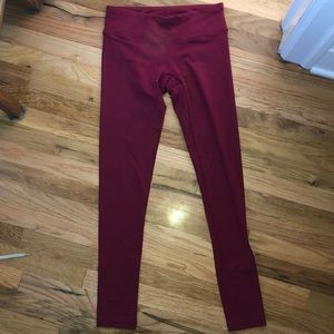 jo & jax burgundy leggings